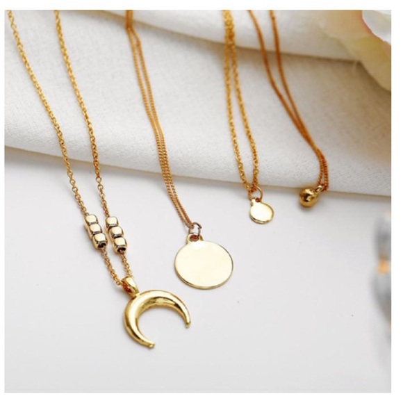 🎄25% OFF BUNDLES🎁Gold multilayer boho necklace - Picture 4 of 8